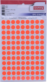 TANEX 10mm 108L RED circle - Al Masam Stationery LLC